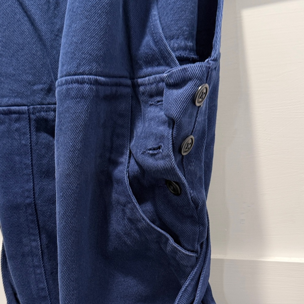 Alex Mill Ollie Cropped Denim Jumpsuit - Picture 3 of 7